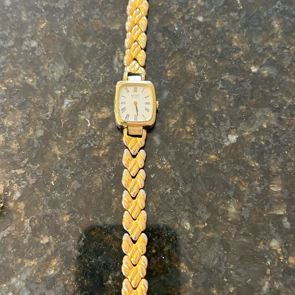 Seiko Women's Gold and Silver Watch